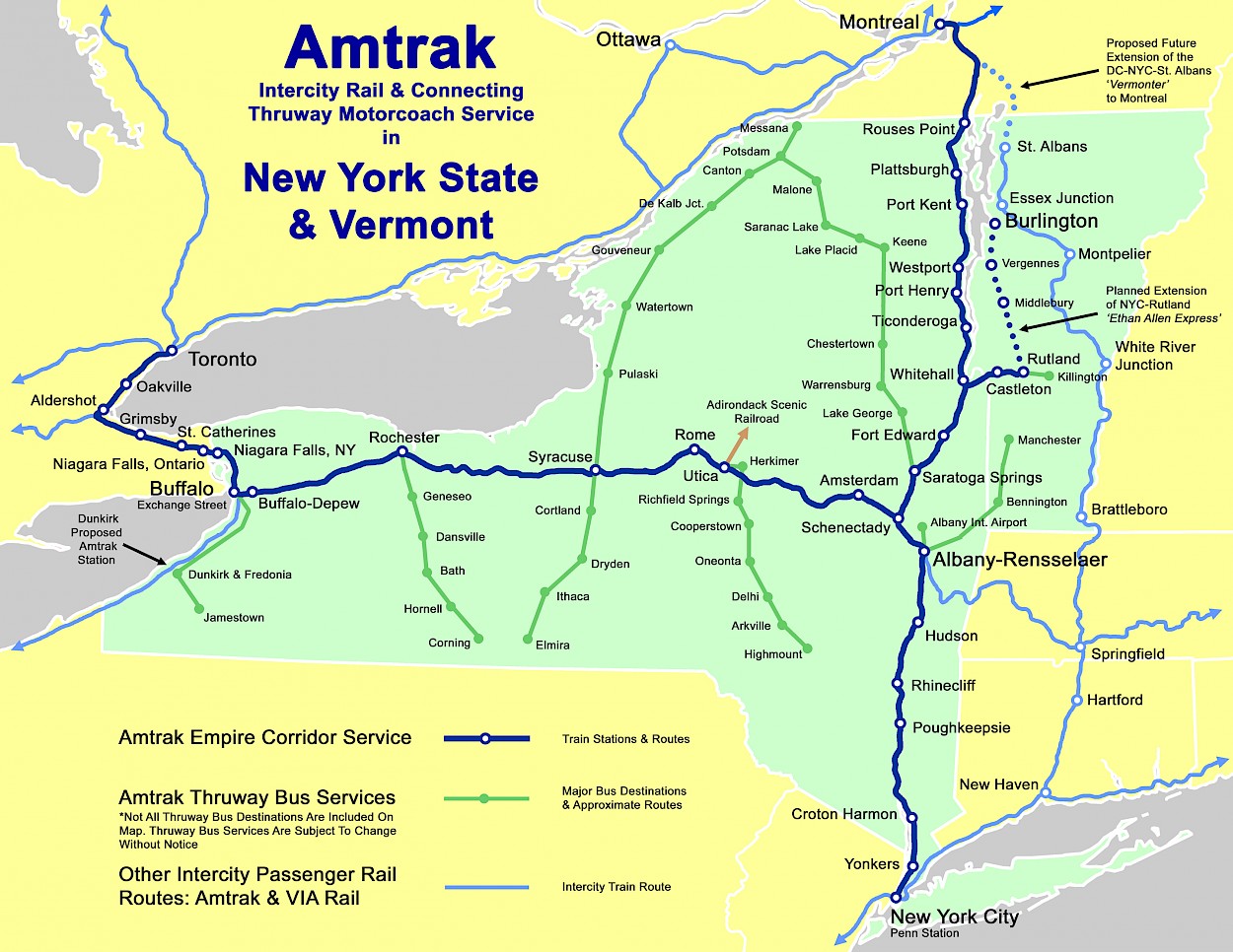 Amtrak Stations - Empire State Passenger Association